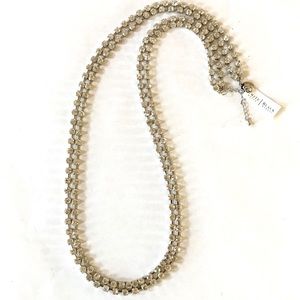 White House Black Market rhinestone necklace NWT